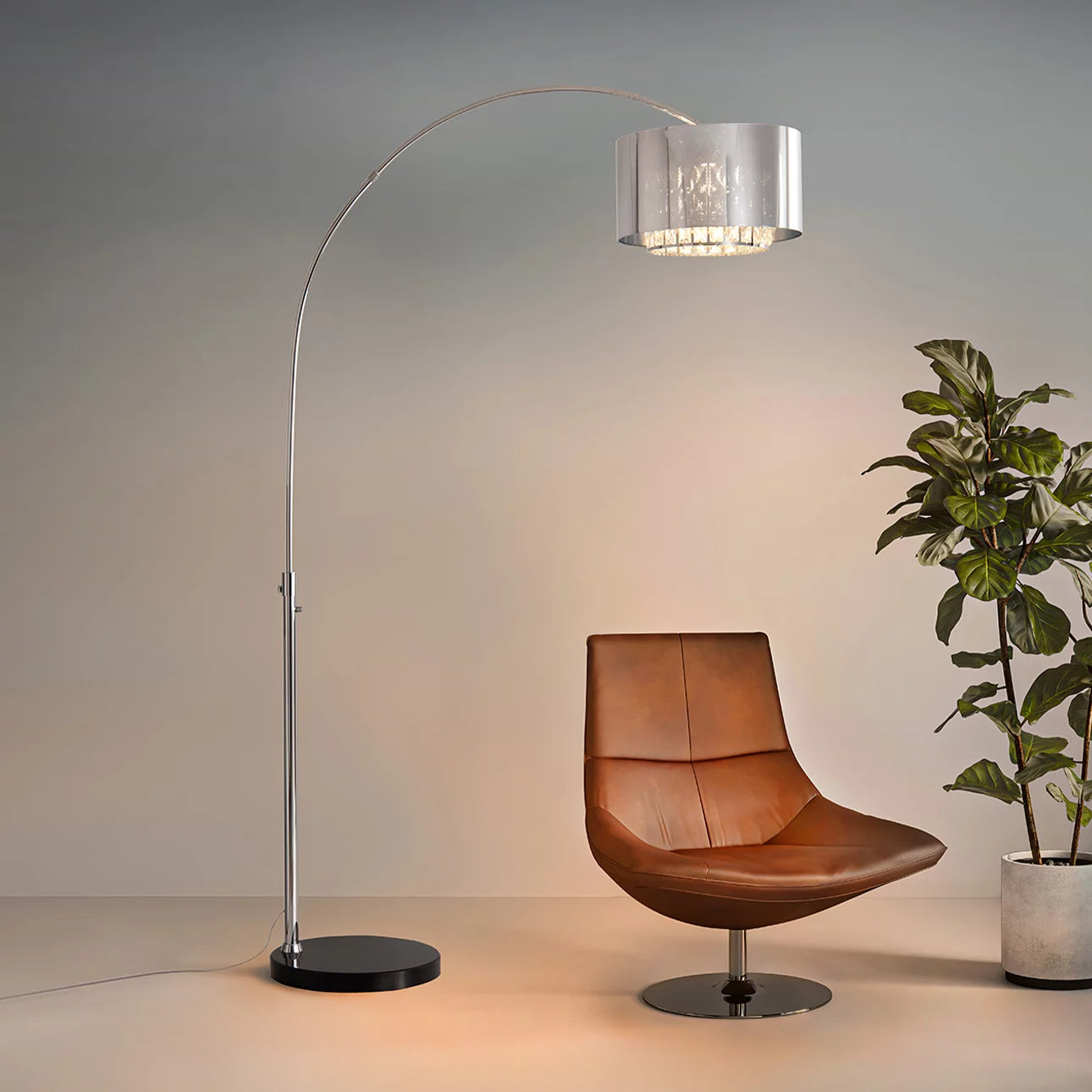 Marilyn 1 Light Arc Floor Lamp