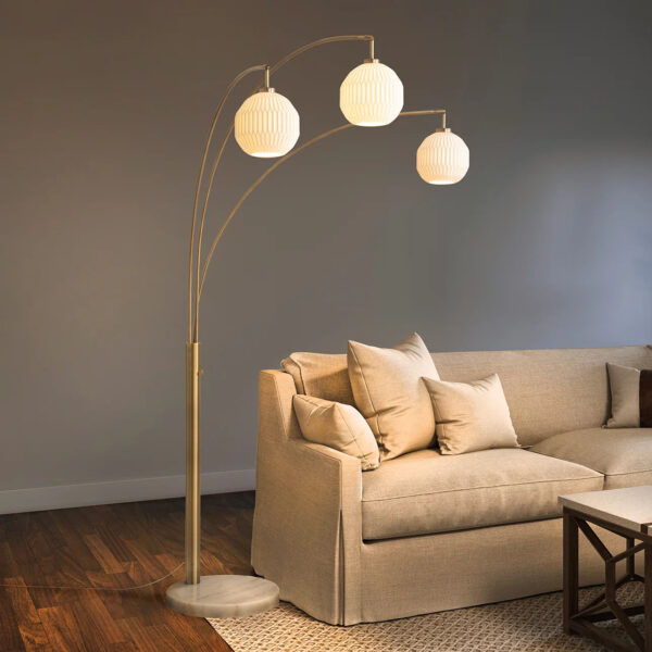 Moraga 3 Light Arc Floor Lamp