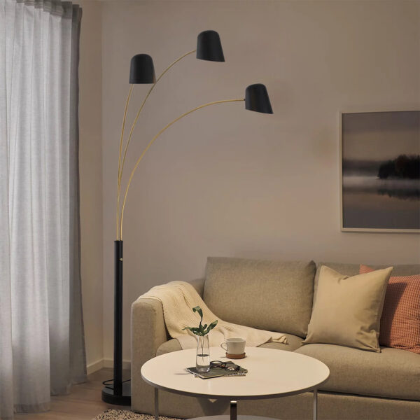 Culver 3 Light Arc Floor Lamp